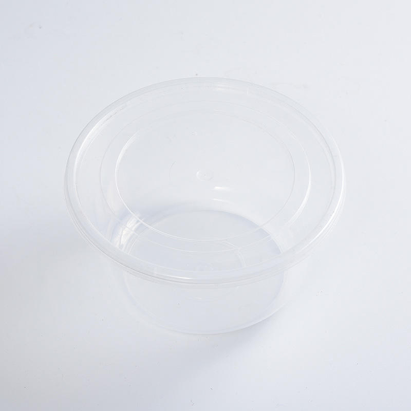Kotak Makan Tengah Hari Plastik Kalis Bocor Bahagian Bawah Bulat Lutsinar